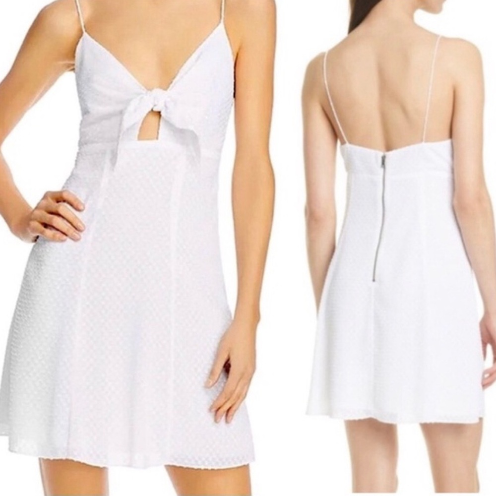 Alice & Olivia White Mini Dress